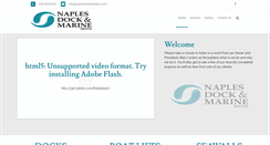 Desktop Screenshot of naplesdockbuilders.com