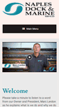 Mobile Screenshot of naplesdockbuilders.com